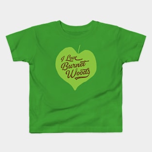 I Love Burnet Woods - green Kids T-Shirt